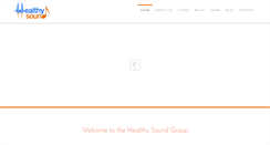 Desktop Screenshot of healthysound.com